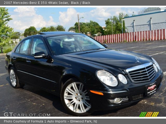2007 Mercedes-Benz E 350 4Matic Sedan in Black
