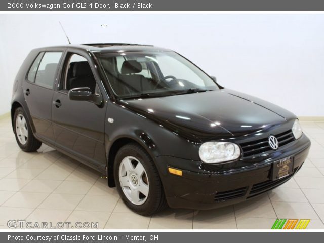 2000 Volkswagen Golf GLS 4 Door in Black