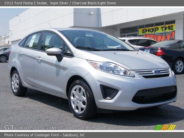 2013 Ford Fiesta S Sedan in Ingot Silver