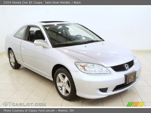 2004 Honda Civic EX Coupe in Satin Silver Metallic