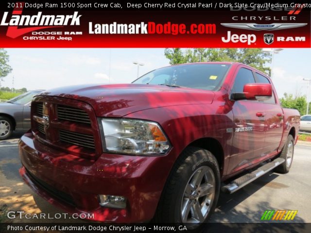 2011 Dodge Ram 1500 Sport Crew Cab in Deep Cherry Red Crystal Pearl