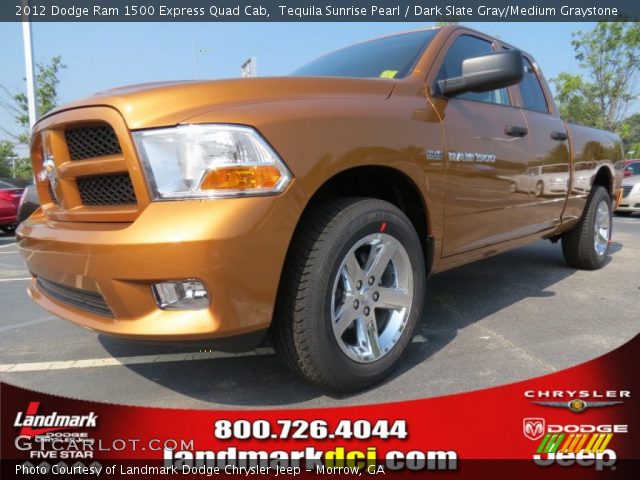 2012 Dodge Ram 1500 Express Quad Cab in Tequila Sunrise Pearl