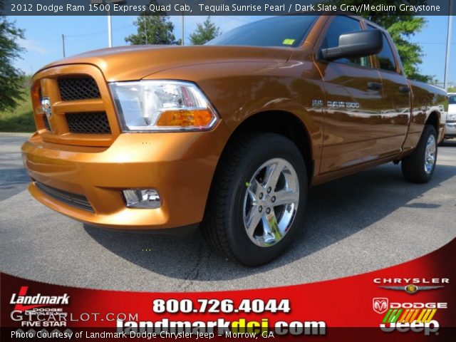 2012 Dodge Ram 1500 Express Quad Cab in Tequila Sunrise Pearl