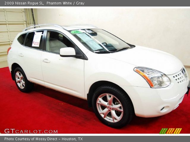 2009 Nissan Rogue SL in Phantom White