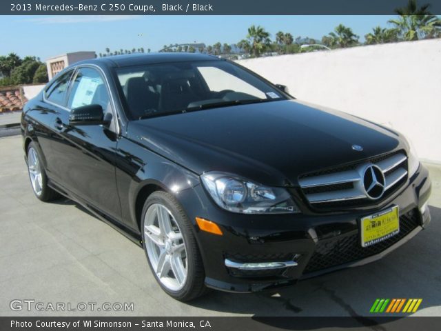 2013 Mercedes-Benz C 250 Coupe in Black