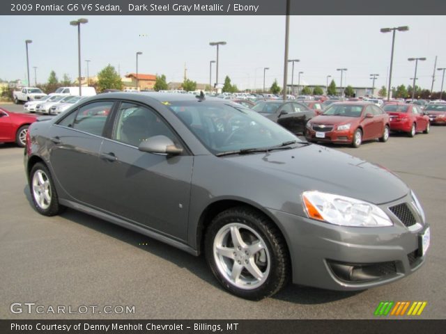 2009 Pontiac G6 V6 Sedan in Dark Steel Gray Metallic