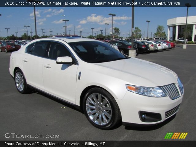 2010 Lincoln MKS AWD Ultimate Package in White Platinum Metallic Tri-Coat