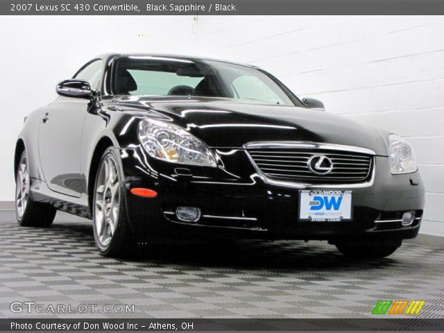 2007 Lexus SC 430 Convertible in Black Sapphire
