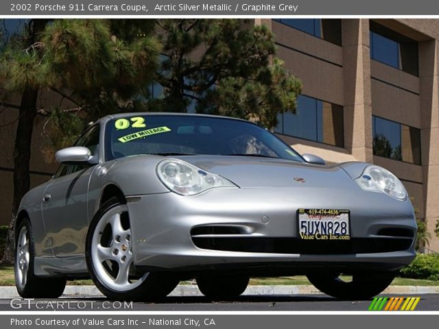 2002 Porsche 911 Carrera Coupe in Arctic Silver Metallic