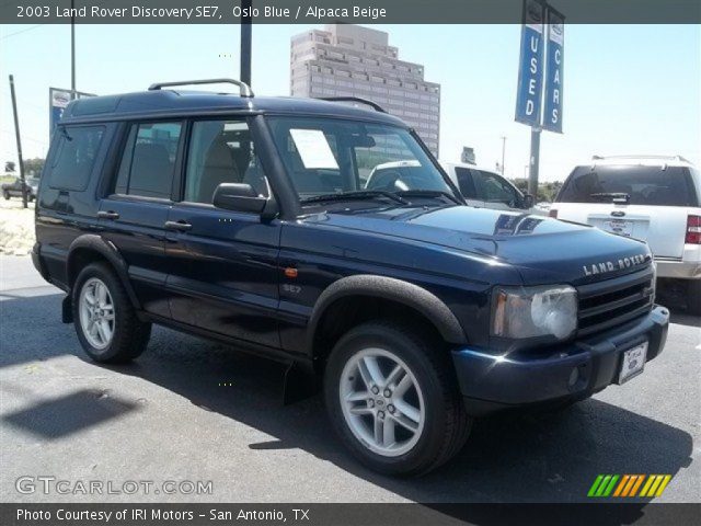 2003 Land Rover Discovery SE7 in Oslo Blue