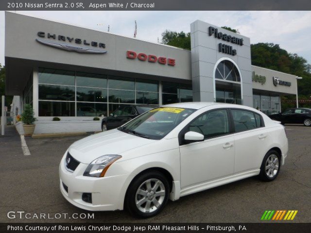 2010 Nissan Sentra 2.0 SR in Aspen White