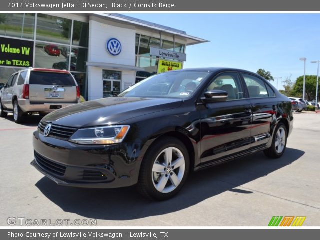 2012 Volkswagen Jetta TDI Sedan in Black