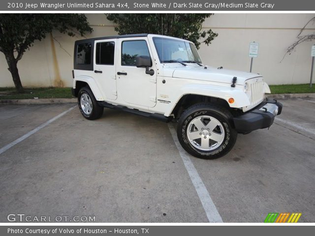2010 Jeep Wrangler Unlimited Sahara 4x4 in Stone White