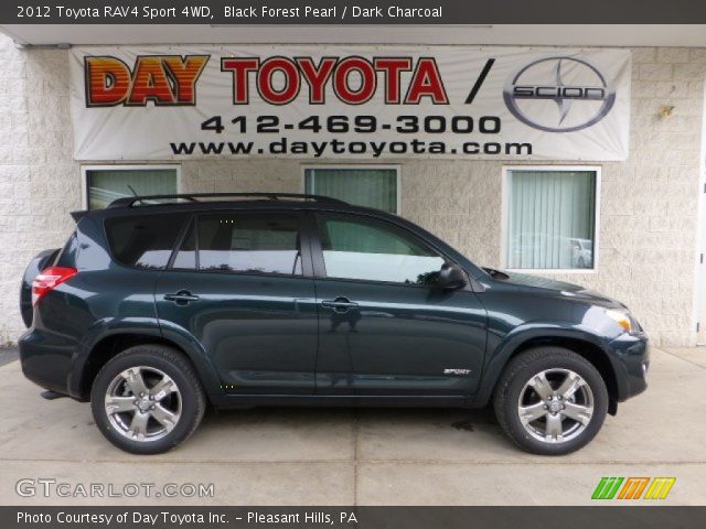 2012 Toyota RAV4 Sport 4WD in Black Forest Pearl