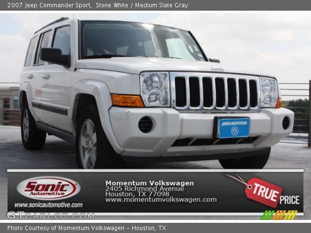 2007 Jeep Commander Sport in Stone White