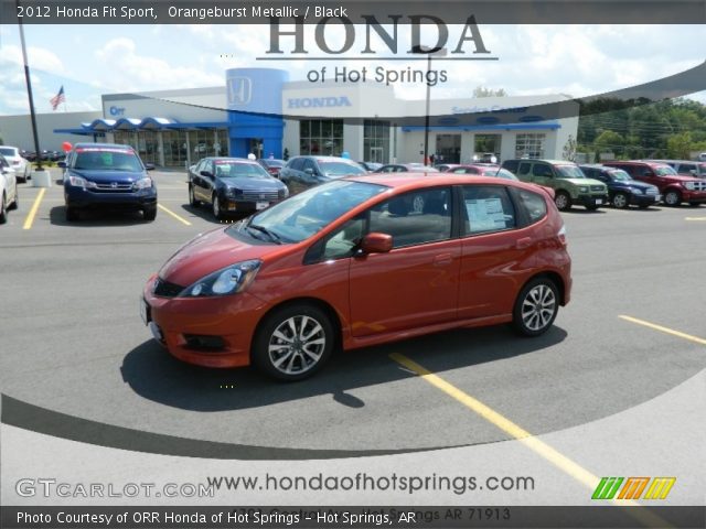 2012 Honda Fit Sport in Orangeburst Metallic