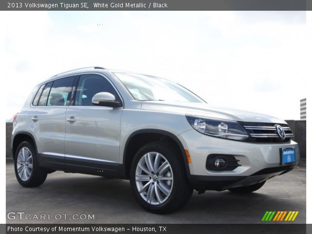 2013 Volkswagen Tiguan SE in White Gold Metallic