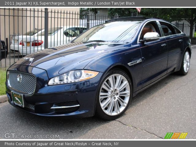 2011 Jaguar XJ XJL Supercharged in Indigo Metallic