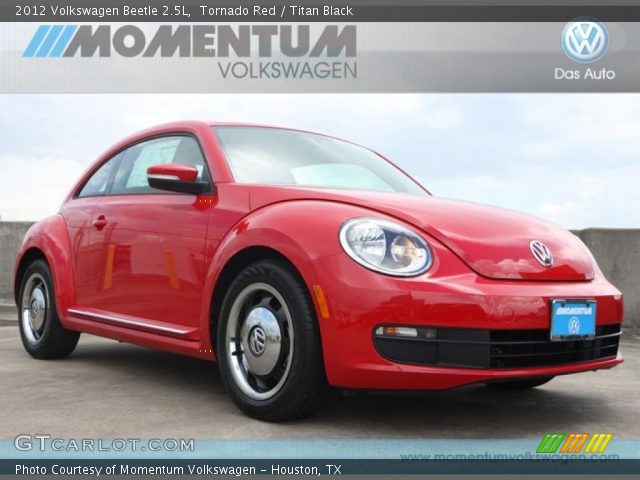 2012 Volkswagen Beetle 2.5L in Tornado Red