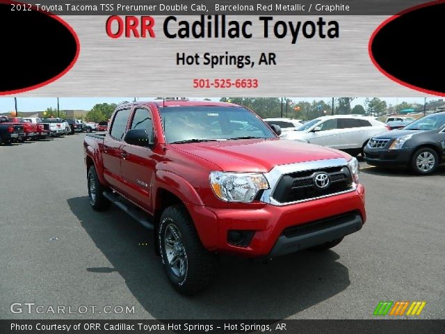 2012 Toyota Tacoma TSS Prerunner Double Cab in Barcelona Red Metallic