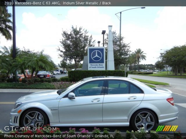 2010 Mercedes-Benz C 63 AMG in Iridium Silver Metallic