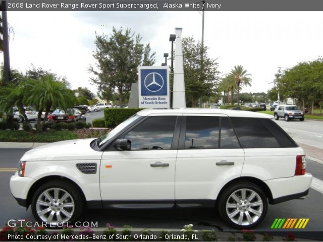 2008 Land Rover Range Rover Sport Supercharged in Alaska White