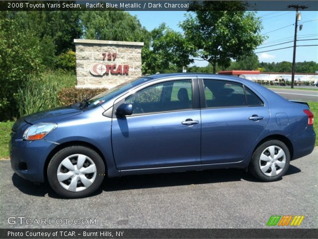 2008 Toyota Yaris Sedan in Pacific Blue Metallic