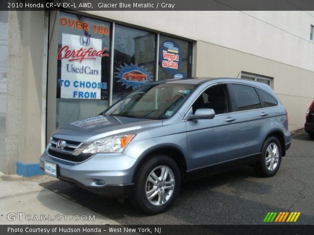 2010 Honda CR-V EX-L AWD in Glacier Blue Metallic