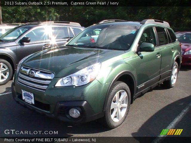 2013 Subaru Outback 2.5i Premium in Cypress Green Pearl