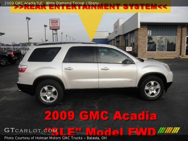 2009 GMC Acadia SLE in White Diamond Tricoat
