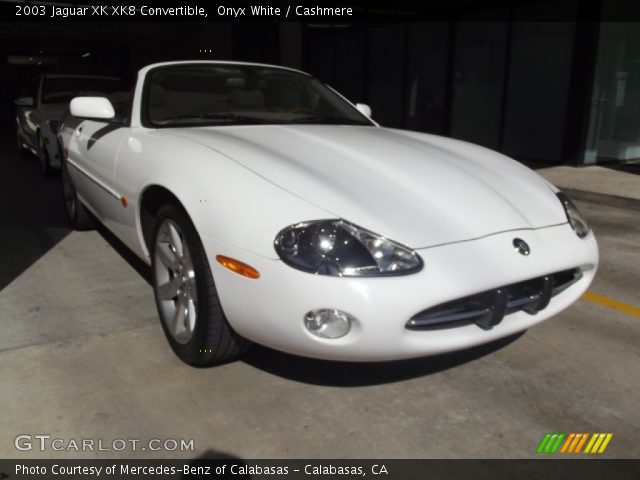 2003 Jaguar XK XK8 Convertible in Onyx White