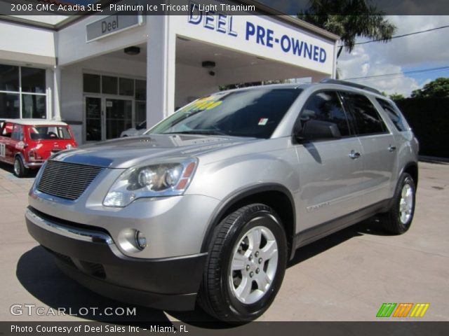2008 GMC Acadia SLE in Platinum Ice Tricoat