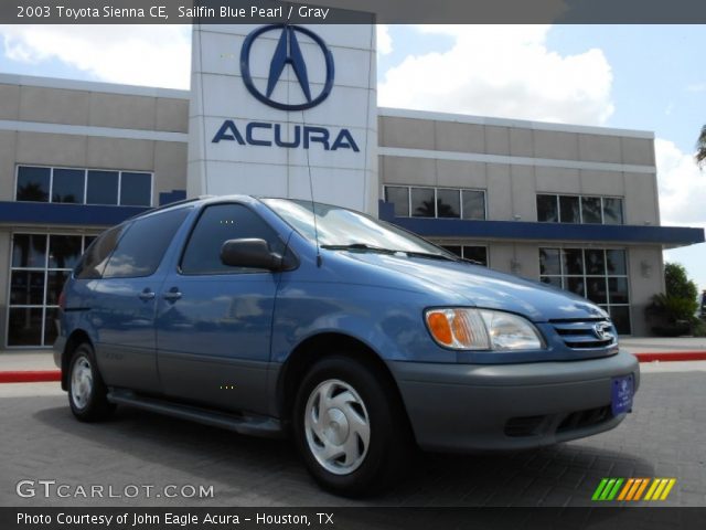 2003 Toyota Sienna CE in Sailfin Blue Pearl