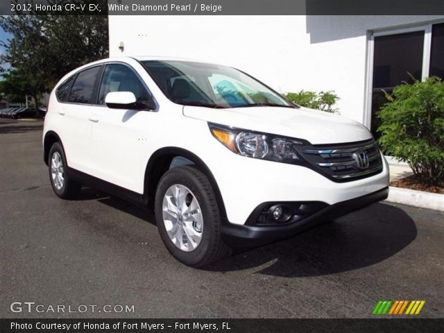 2012 Honda CR-V EX in White Diamond Pearl