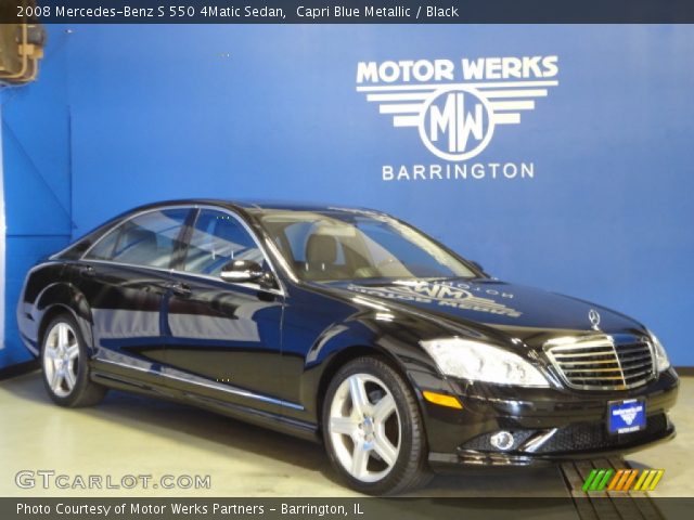 2008 Mercedes-Benz S 550 4Matic Sedan in Capri Blue Metallic