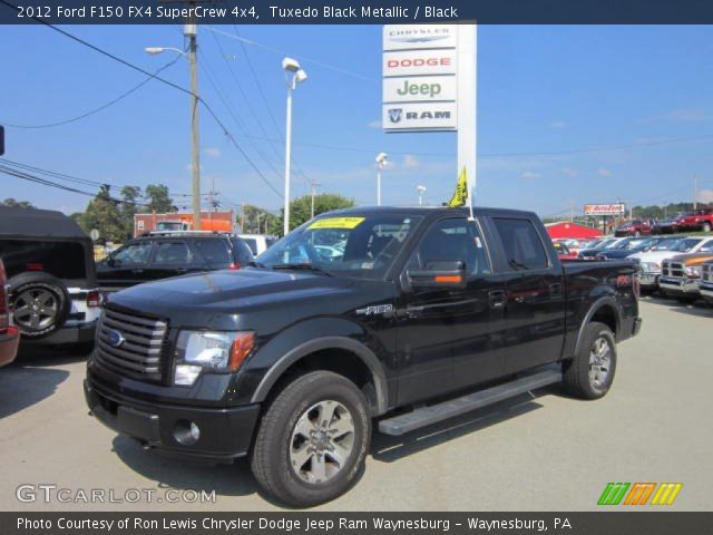 2012 Ford F150 FX4 SuperCrew 4x4 in Tuxedo Black Metallic