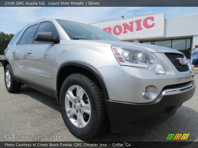 2008 GMC Acadia SLE in Liquid Silver Metallic