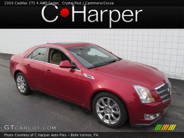 2009 Cadillac CTS 4 AWD Sedan in Crystal Red