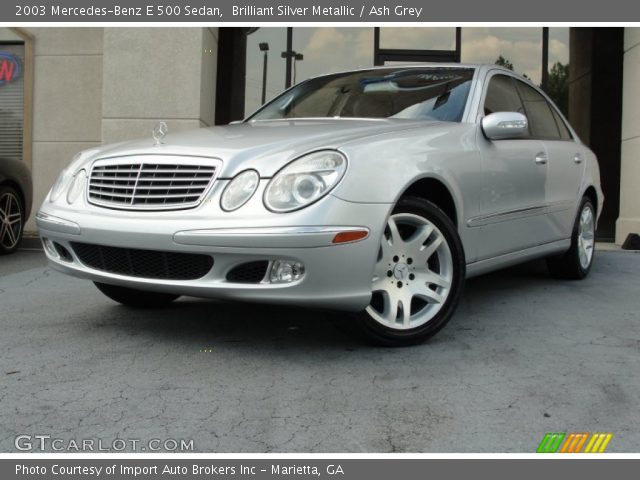 2003 Mercedes-Benz E 500 Sedan in Brilliant Silver Metallic