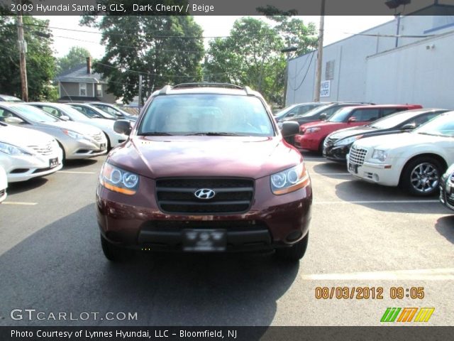 2009 Hyundai Santa Fe GLS in Dark Cherry