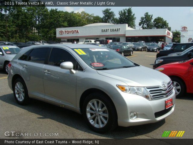 2011 Toyota Venza I4 AWD in Classic Silver Metallic