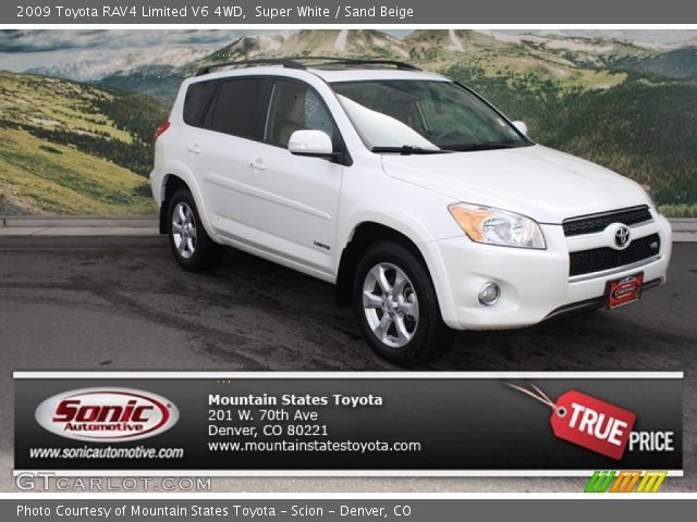 2009 Toyota RAV4 Limited V6 4WD in Super White