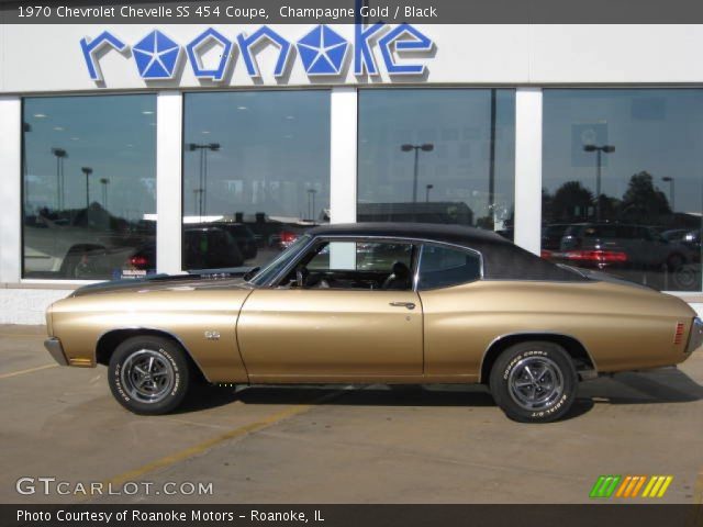 1970 Chevrolet Chevelle SS 454 Coupe in Champagne Gold