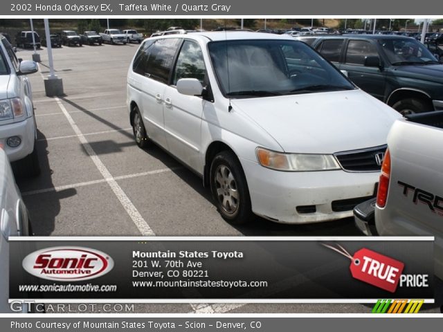 2002 Honda Odyssey EX in Taffeta White