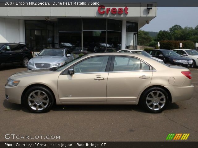 2007 Lincoln MKZ Sedan in Dune Pearl Metallic