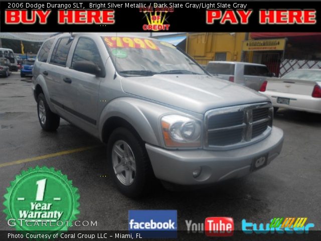 2006 Dodge Durango SLT in Bright Silver Metallic