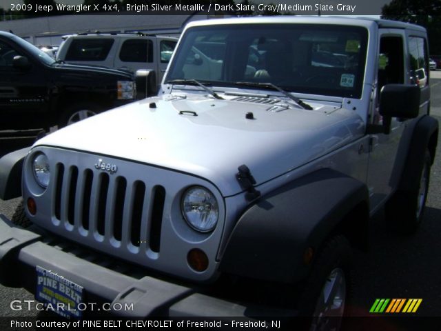 2009 Jeep Wrangler X 4x4 in Bright Silver Metallic