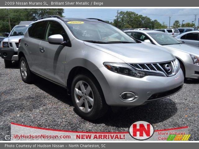 2009 Nissan Murano SL in Brilliant Silver Metallic