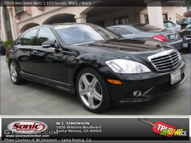 2009 Mercedes-Benz S 550 Sedan in Black