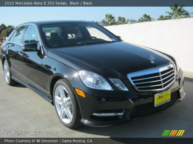 2013 Mercedes-Benz E 350 Sedan in Black